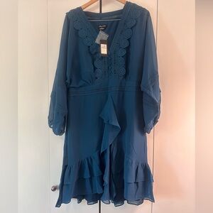 City Chic Teal Dress